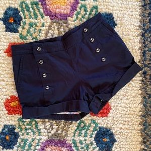 Kersh Navy Nautical Shorts